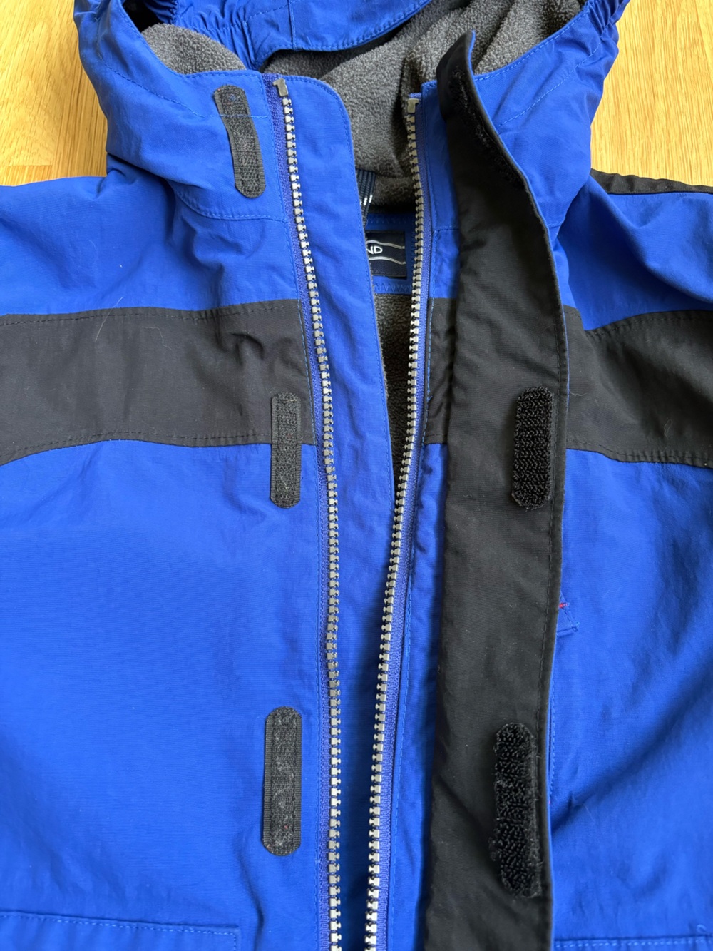 LANDS END Blue Winter Coat Jacket with Hood size 8 - Picture 10 of 16